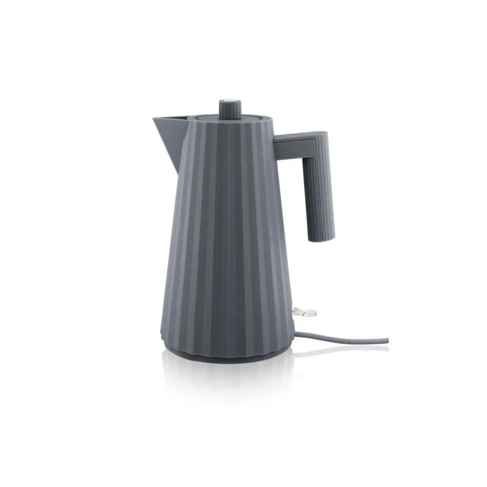Alessi Plissé Electric Kettle, 21cmx16cmx29cm, Grey