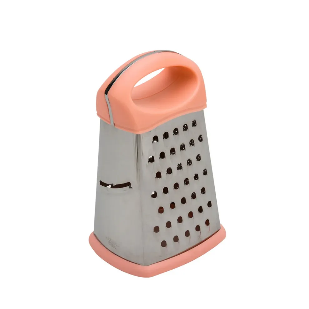 Crick Crack Box Grater, 20cm, Pink Silver