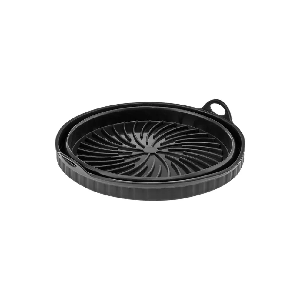 Crick Crack Silicone Airfryer Baking Mould – Airfryer Attachment, Black