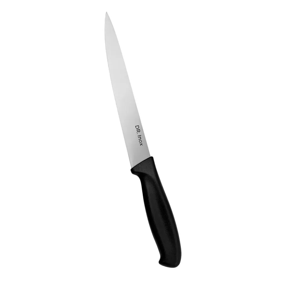 Dr. Inox Slicing Knife, 20cm, Black