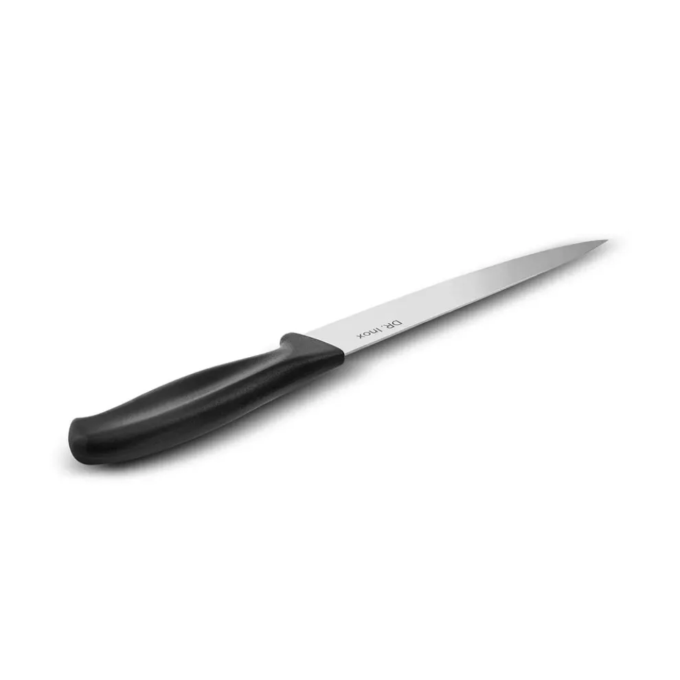 Dr. Inox Slicing Knife, 20cm, Black