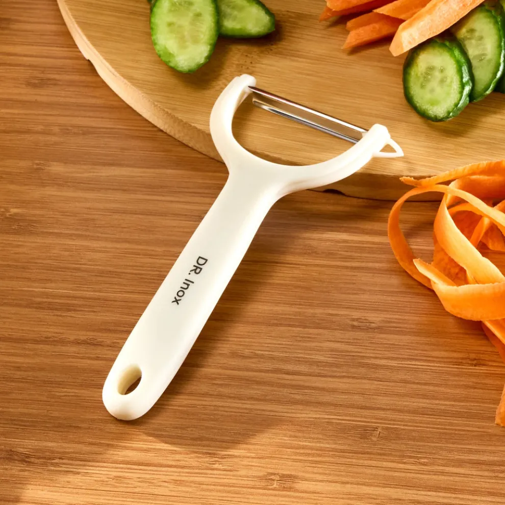 Dr.Inox Plain Peeler, Cream