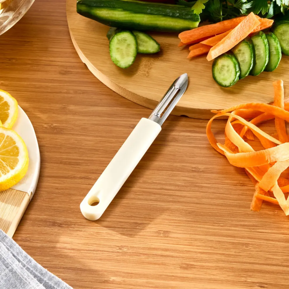 Dr.Inox Side Peeler, Cream