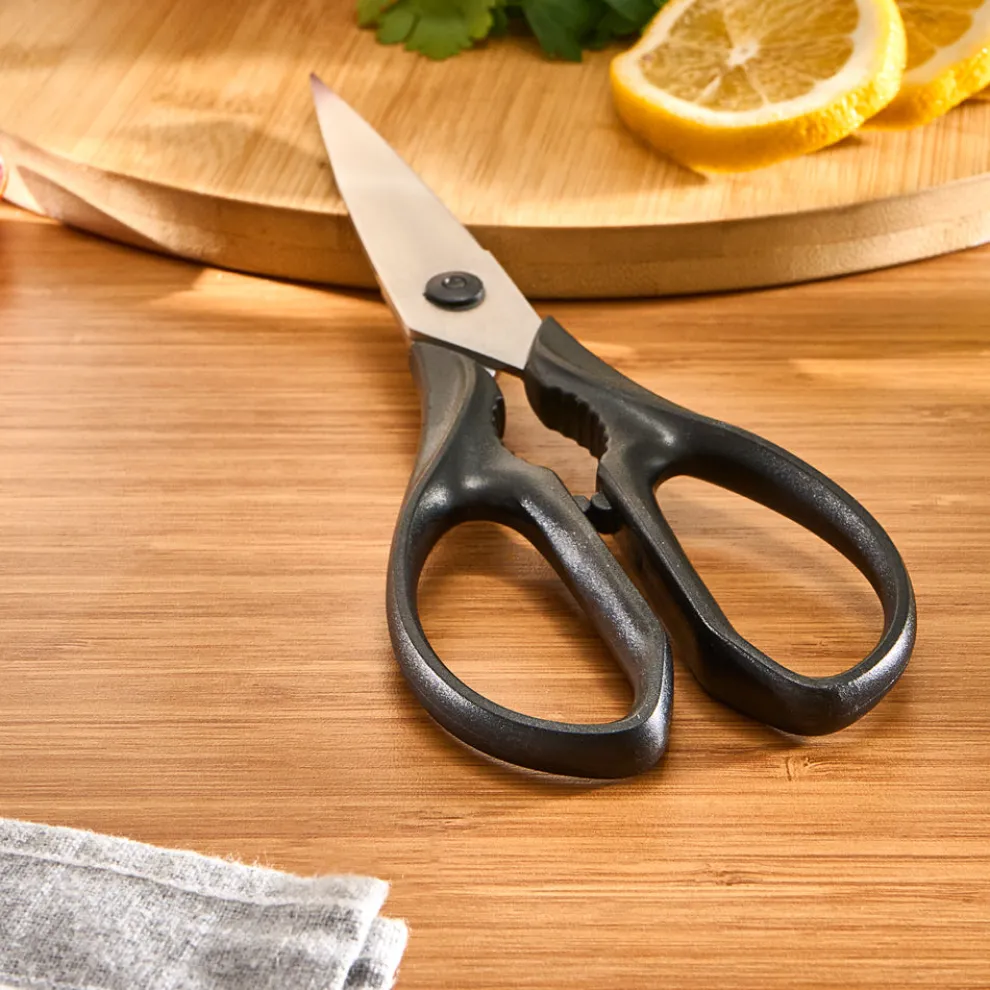 Dr.Inox Stainless Steel Scissors, Black