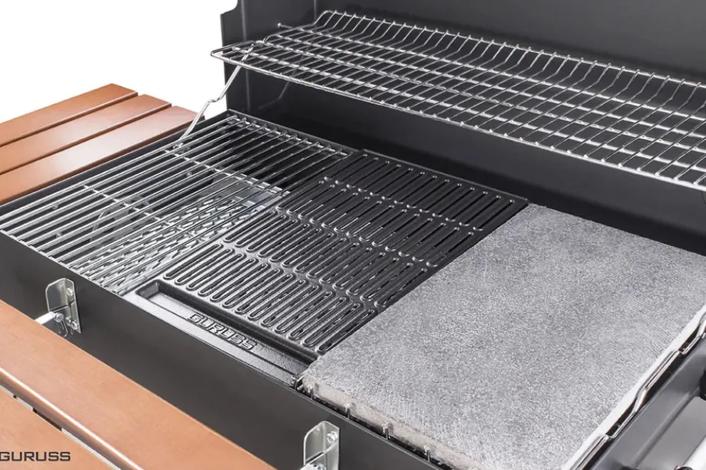 Guruss Cast Grill, 24cmx39cm, Black