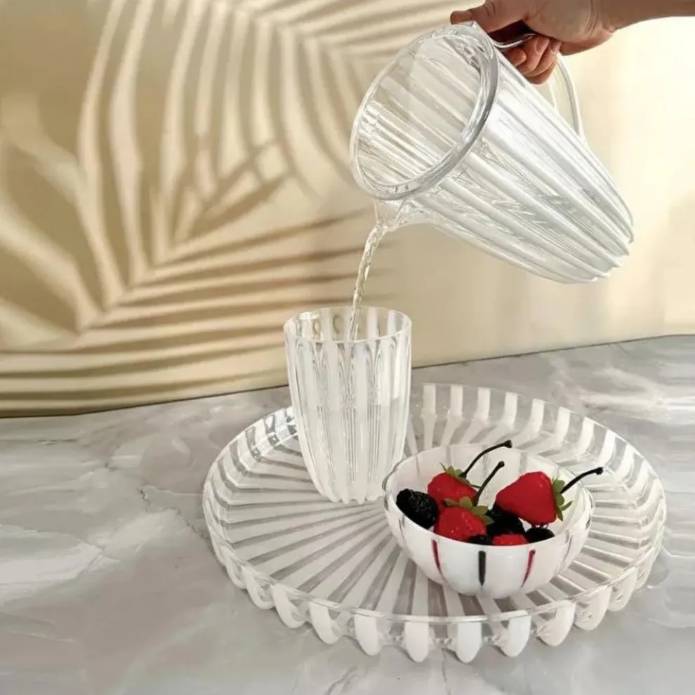 Guzzini Dolce Vita Round Tray, 31cm, White