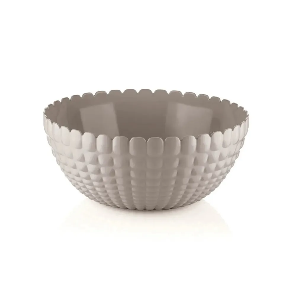 Guzzini Tiffany Salad Bowl, 25cmx11cm, Taupe