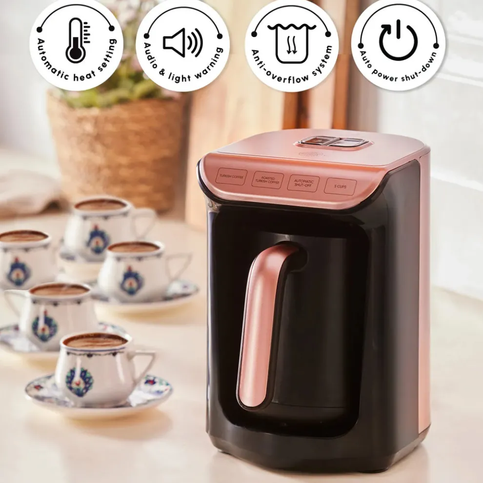 Hatır Köz Turkish Coffee Maker, 535W, Roseberry