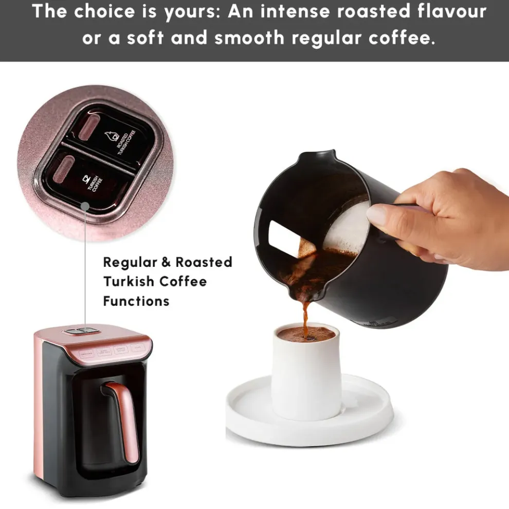 Hatır Köz Turkish Coffee Maker, 535W, Roseberry