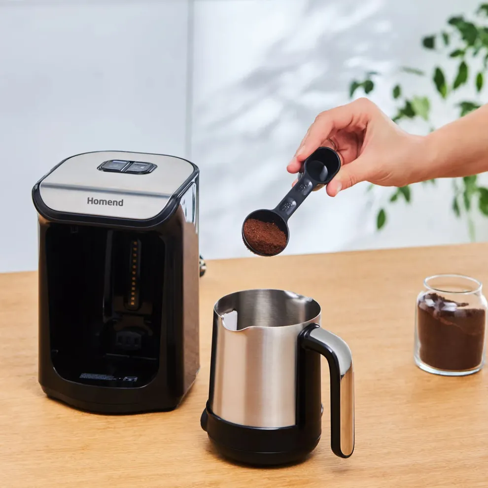 Homend Joy 1884UK Turkish Coffee Maker, 450ml, 550W, Inox