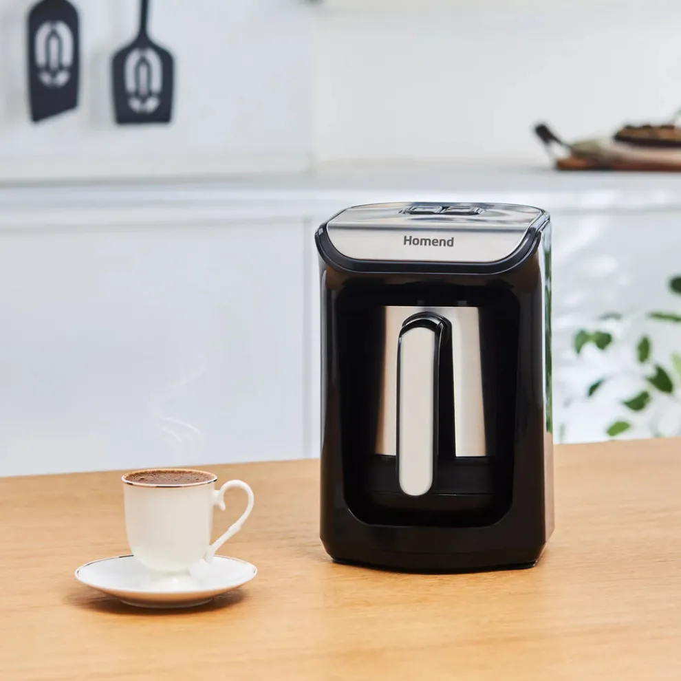 Homend Joy 1884UK Turkish Coffee Maker, 450ml, 550W, Inox