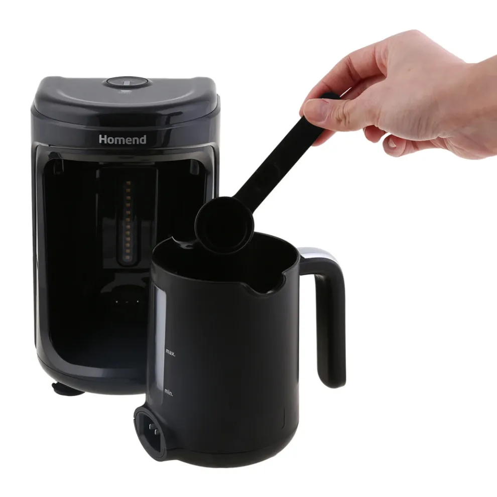 Homend Pottoman 1840UK Turkish Coffee Maker, 450ml, 535W, Black