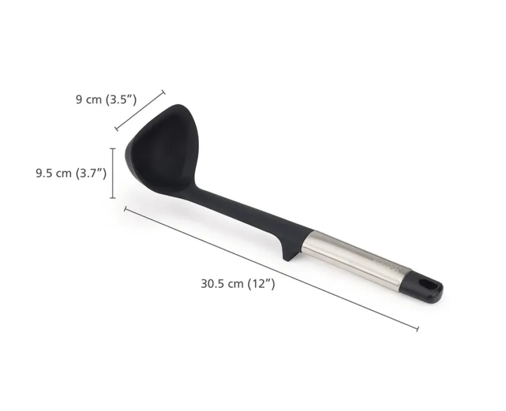 Joseph Joseph Elevate Silicone Ladle, Steel, Black