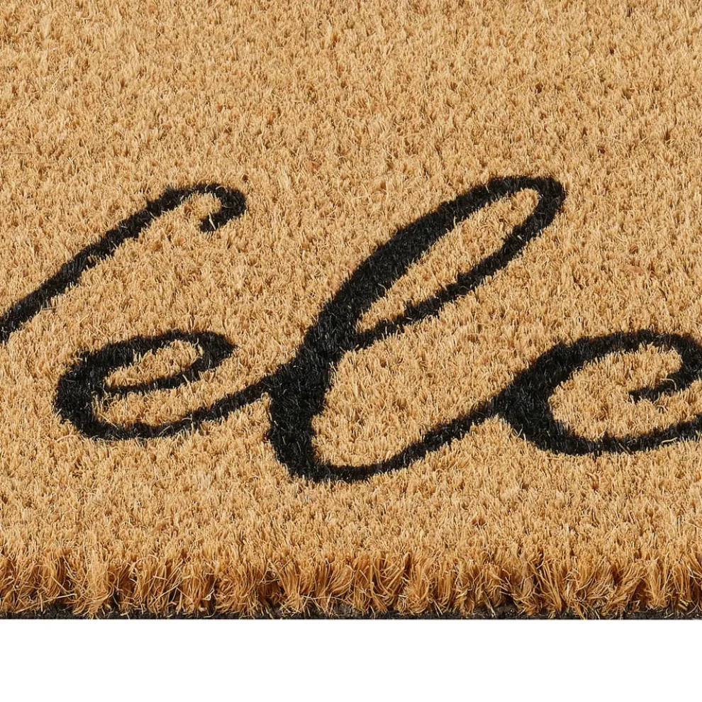 Kaşmir Rugs 7/24 Cat Welcome Coco Door Mat, 45cmx75cm, Multi
