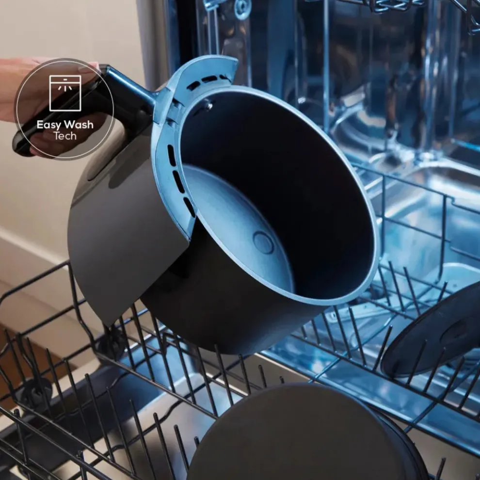 Karaca Air Cook XL 2 in 1 Air Fryer, 4L, 1550W, Space Grey