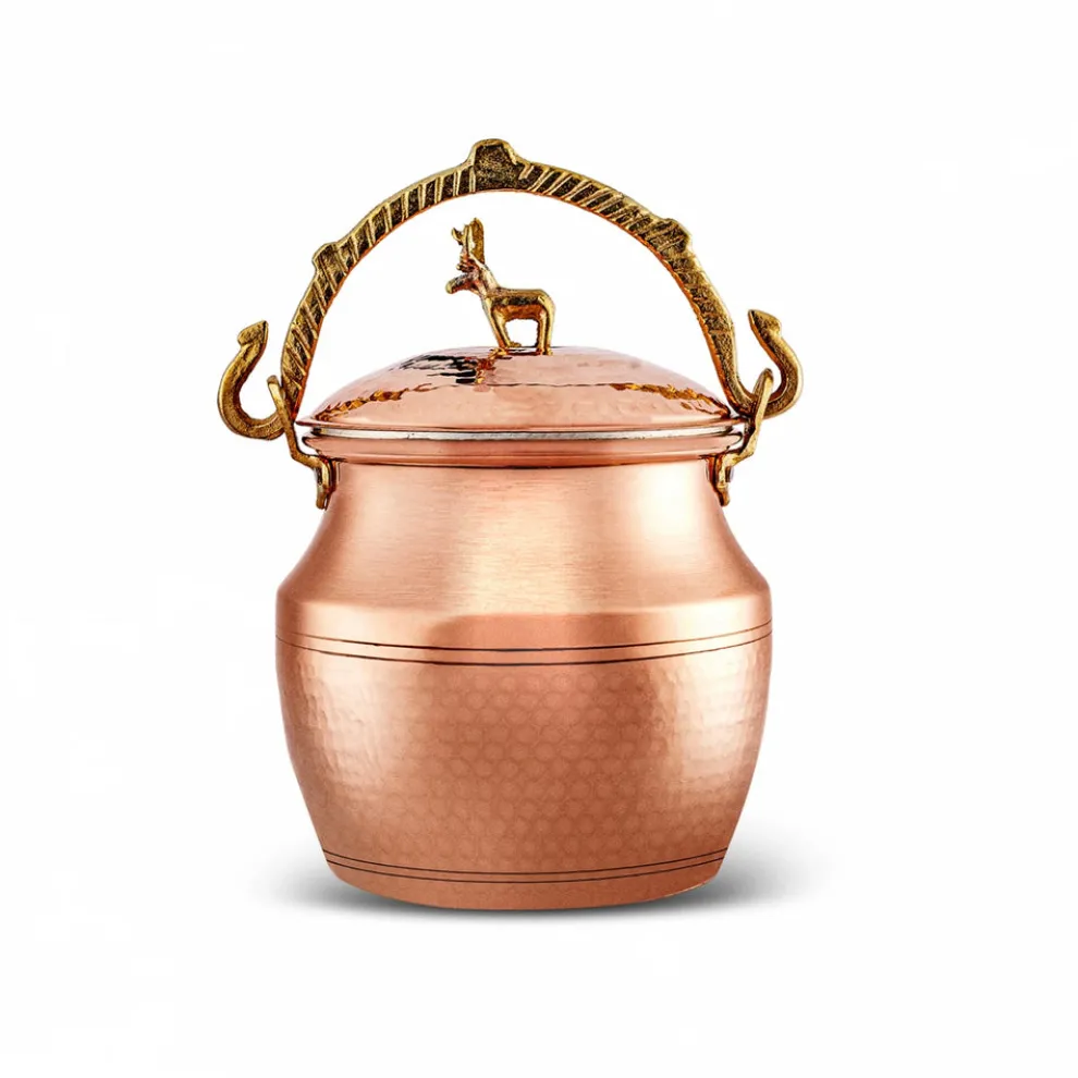 Karaca Alacahöyük Cooper Pot, 2.5L, Copper