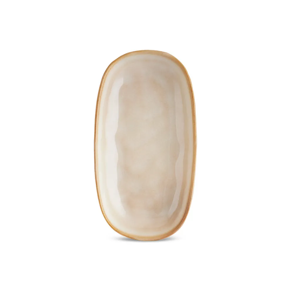 Karaca Aria Reactive Glaze Serving Platter, 16cm, Beige