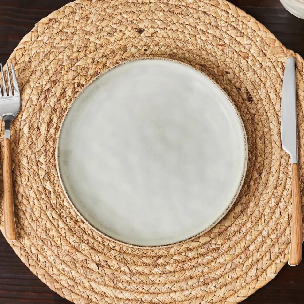 Karaca Aria Reactive Glaze Side Plate, 20cm, Beige