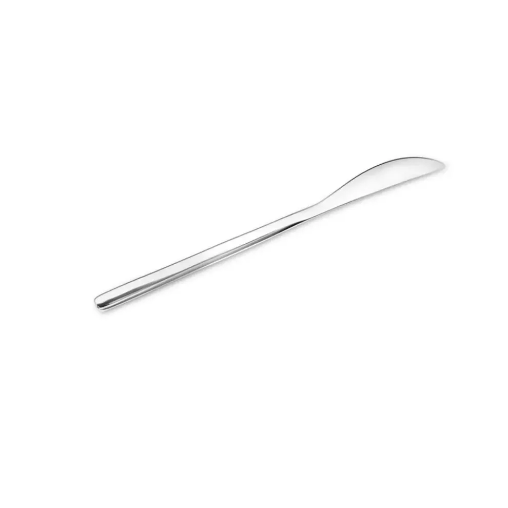 Karaca Bead Dessert Knife, Silver