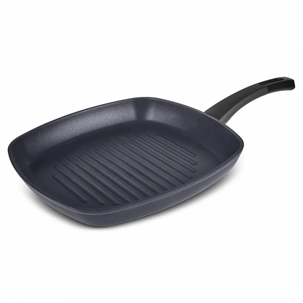 Karaca BioDiamond Powerful Plus Griddle Pan, 28cm, Black