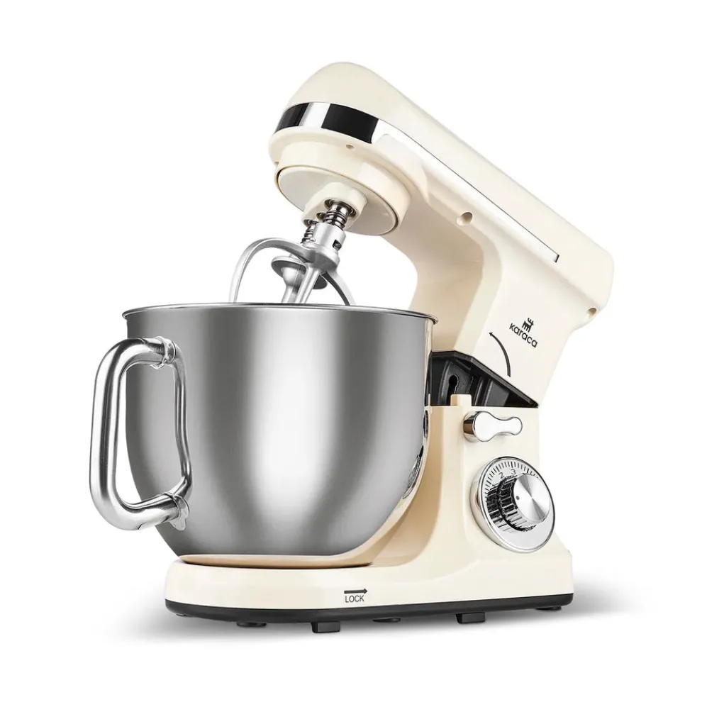 Karaca Blendburst Stand Mixer, 5.7L, 1400W, Iconic Beige