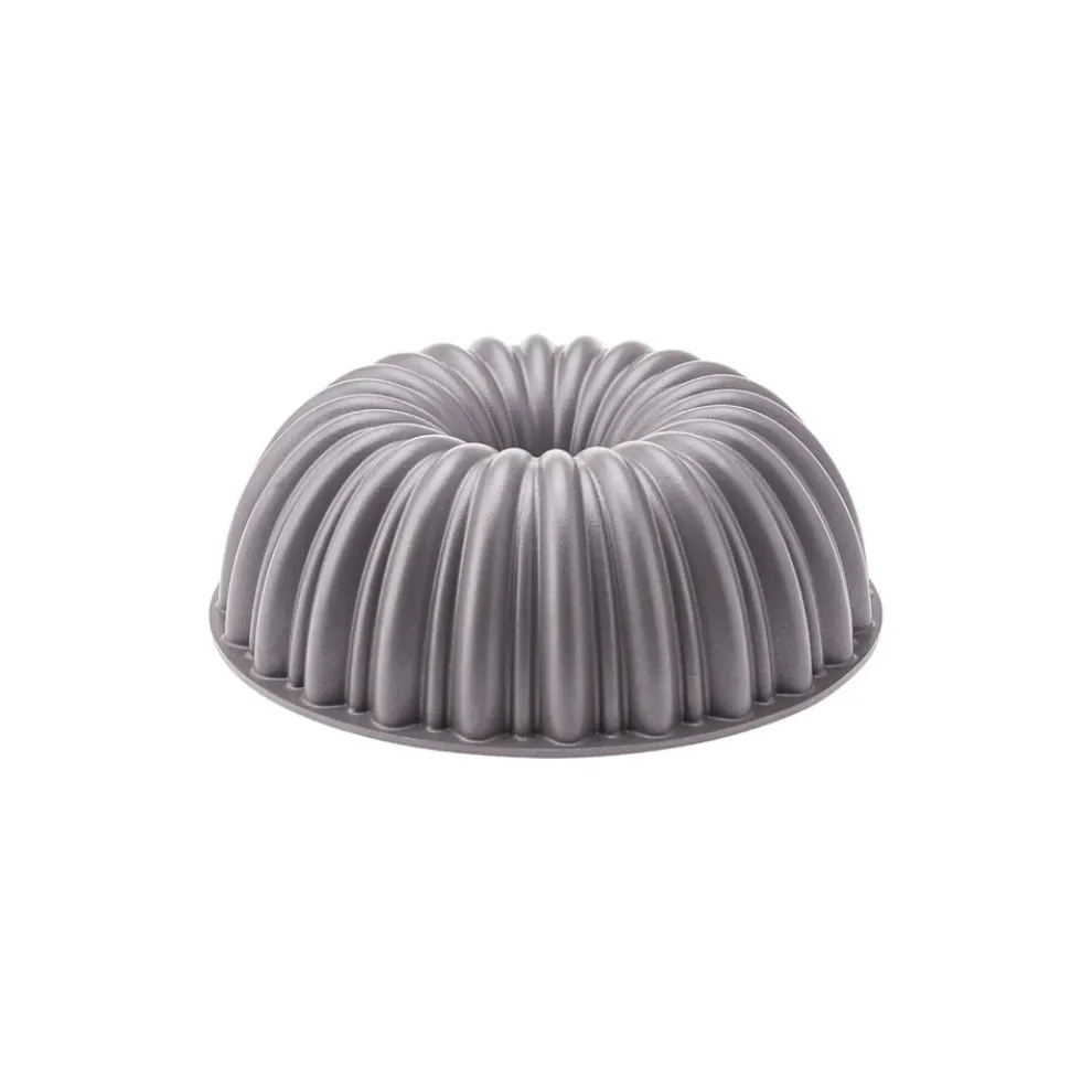Karaca Cake Pro Aluminium Cast Decorative Bundt Cake Tin, 25.5cm, Anthracite