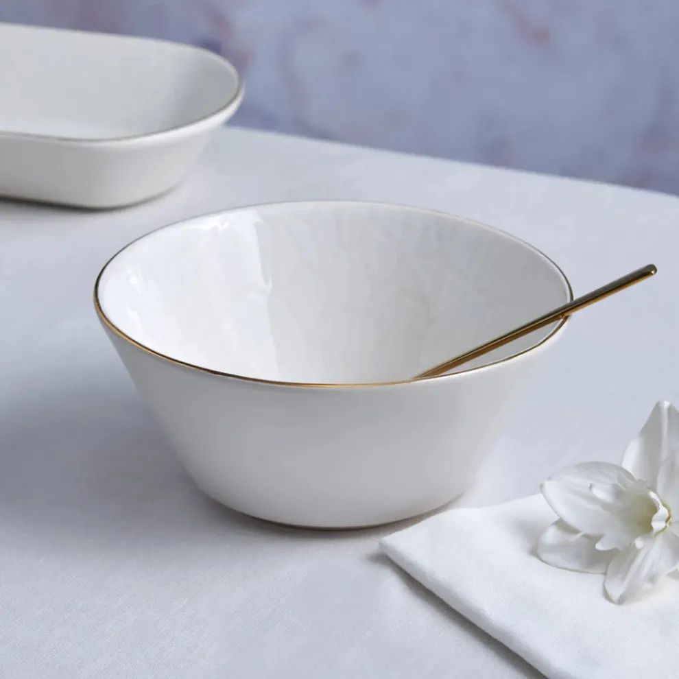 Karaca Calvin Ceramic Pasta Bowl, 19cm, Multi