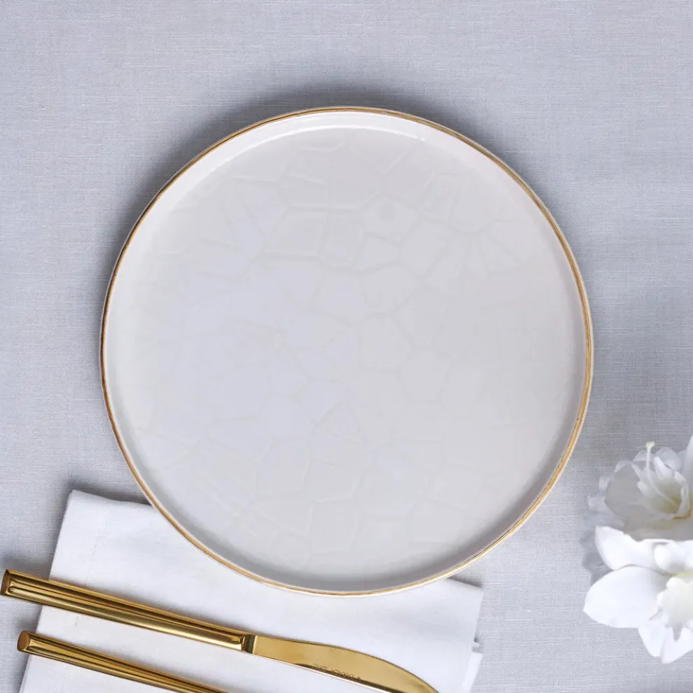 Karaca Calvin Ceramic Appetizer Plate, 23cm, Multi