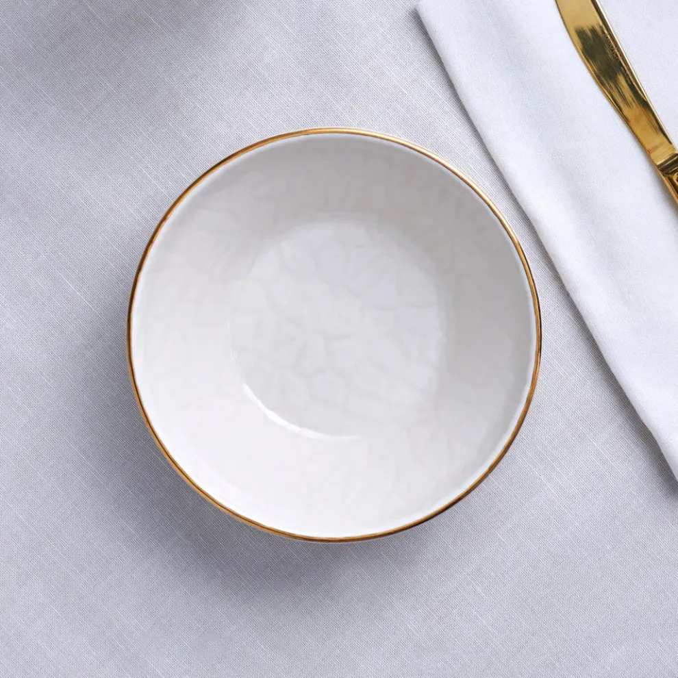 Karaca Calvin Ceramic CerealSoup Bowl, 14cm, Multi