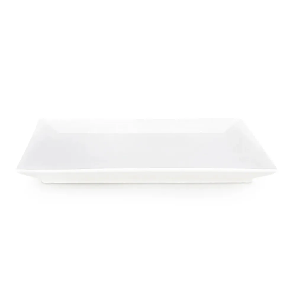 Karaca Carmen Trend Porcelain Side Plate, 19cmx16cm, White