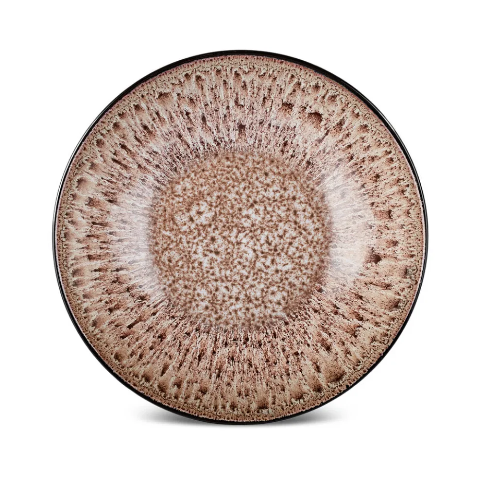 Karaca Catania 12-Piece Reactive Glaze Dinner Set for 4 People, Multi