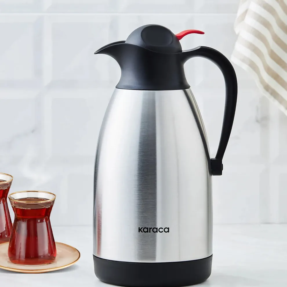 Karaca Clark Tea Thermos, 2L, Inox