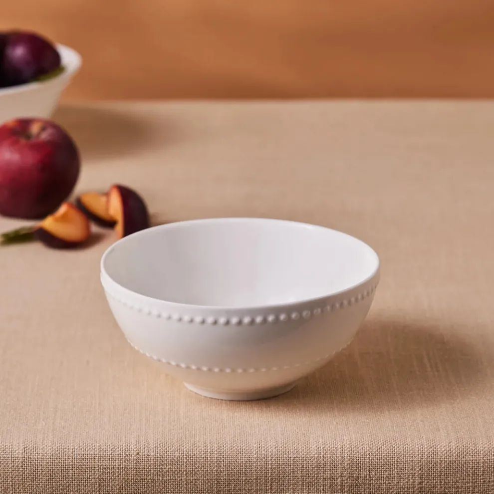 Karaca Cody New Generation Bone Cereal/Soup Bowl, 16cm, White