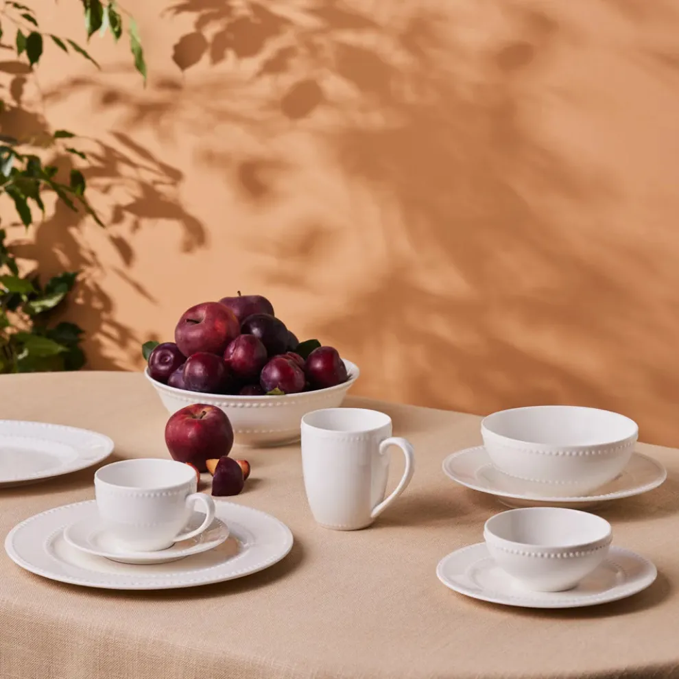 Karaca Cody New Generation Bone Mug, 350ml, White