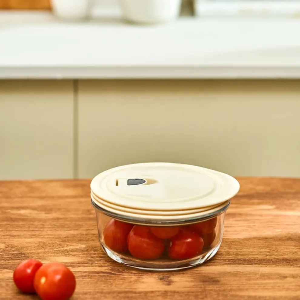 Karaca Cream Storage Container, 600ml, Clear