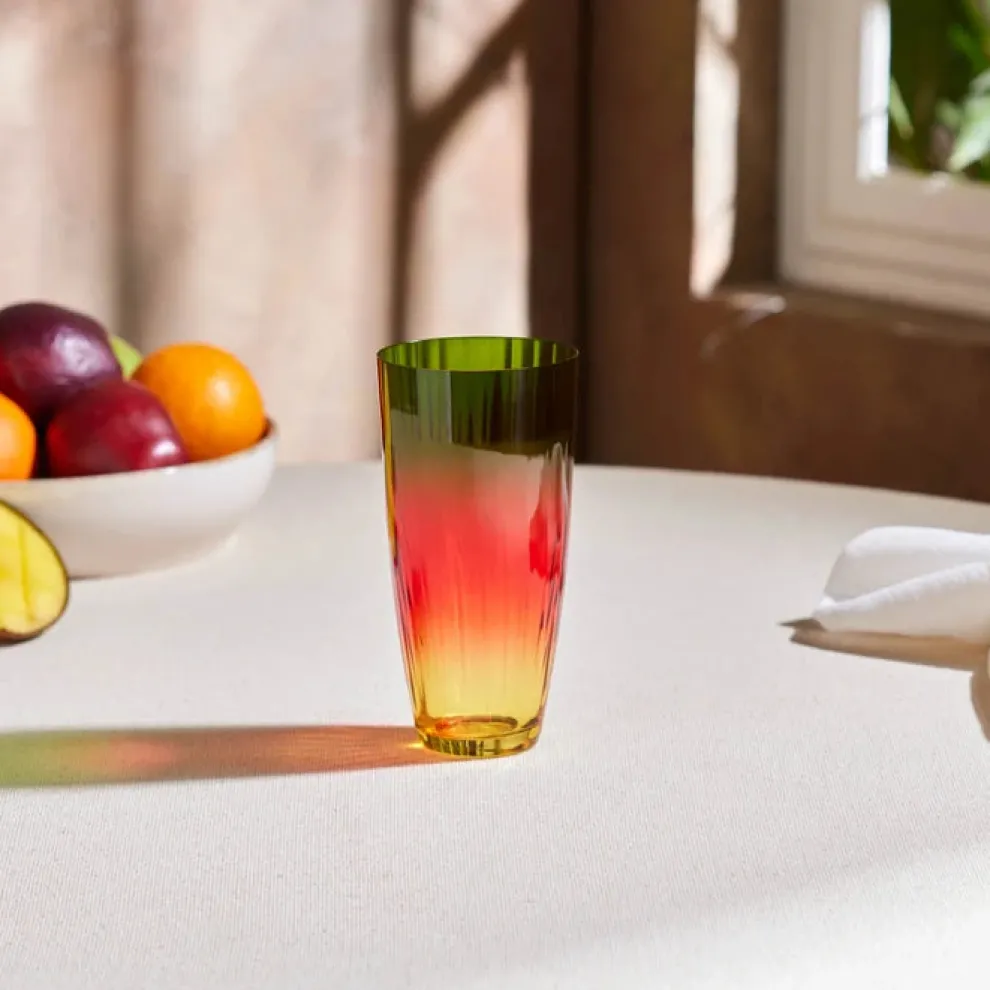 Karaca Dolce Highball Glass, 350ml, Green