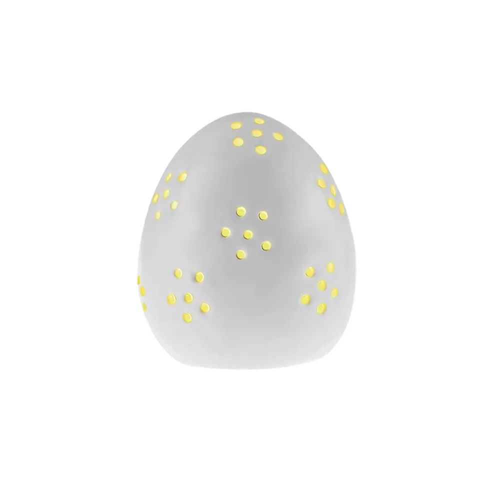 Karaca Easter Stoneware Decorative Trinket, 14cm, White