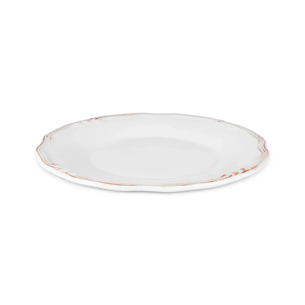 Karaca Elizabeth Ceramic Side Plate, 20cm, Ecru