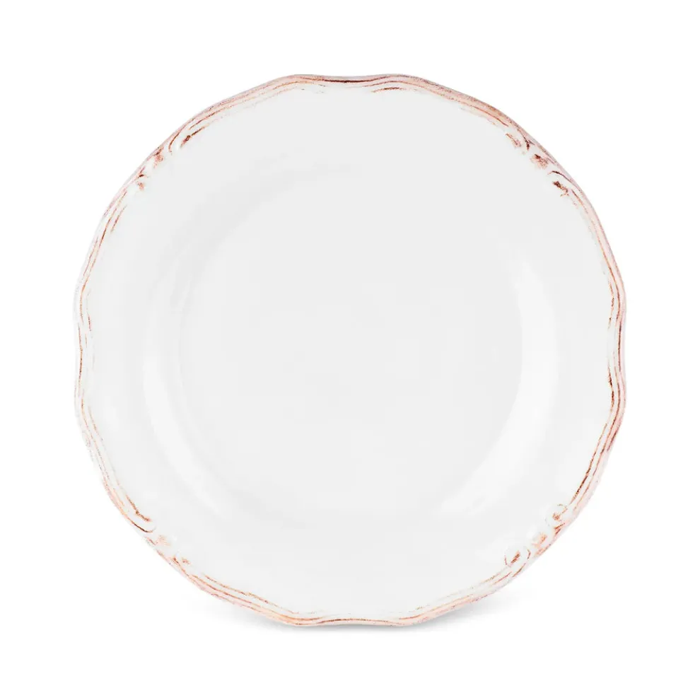 Karaca Elizabeth Ceramic Dinner Plate, 25cm, Ecru