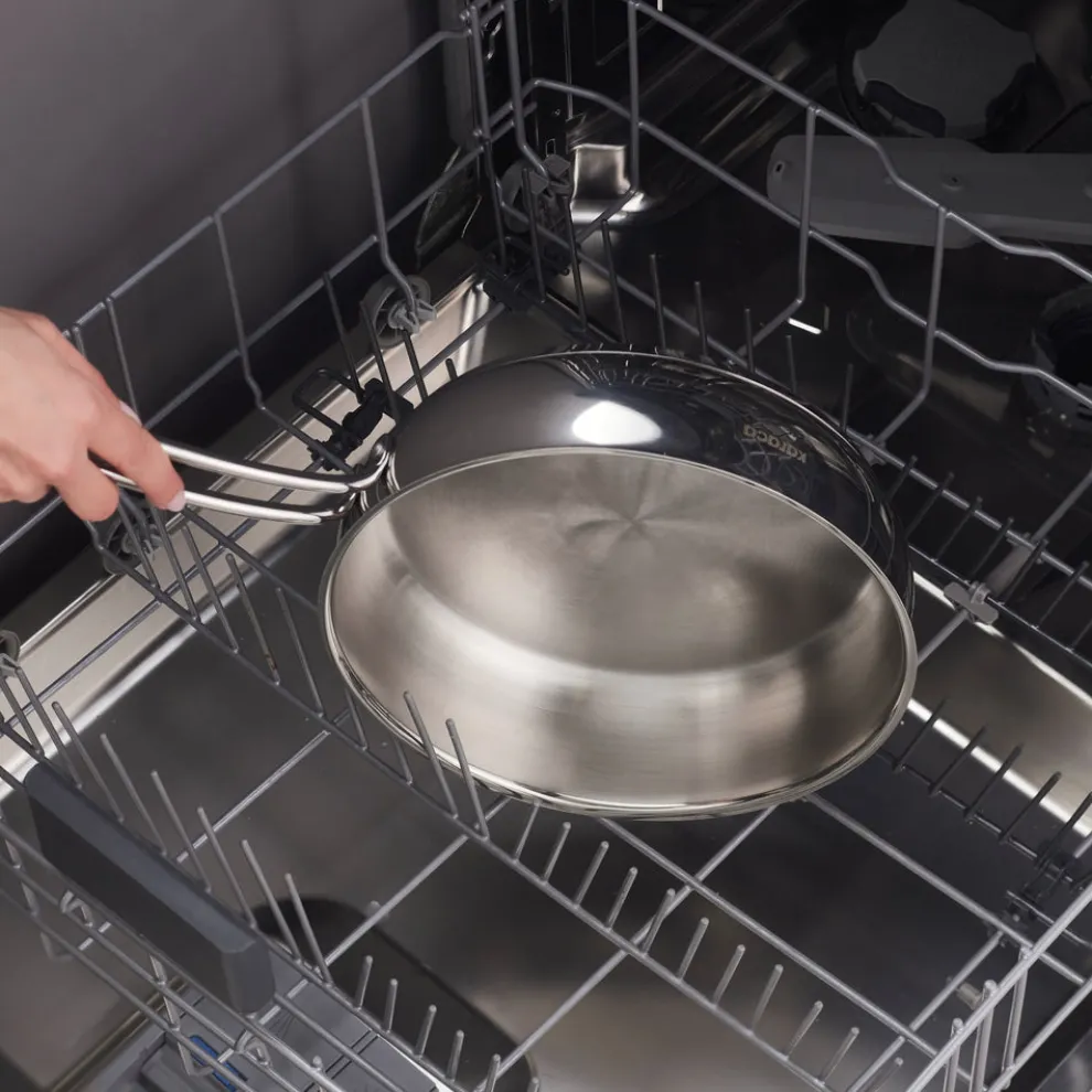 Karaca Emirgan Steel Pan, 24cm, Silver