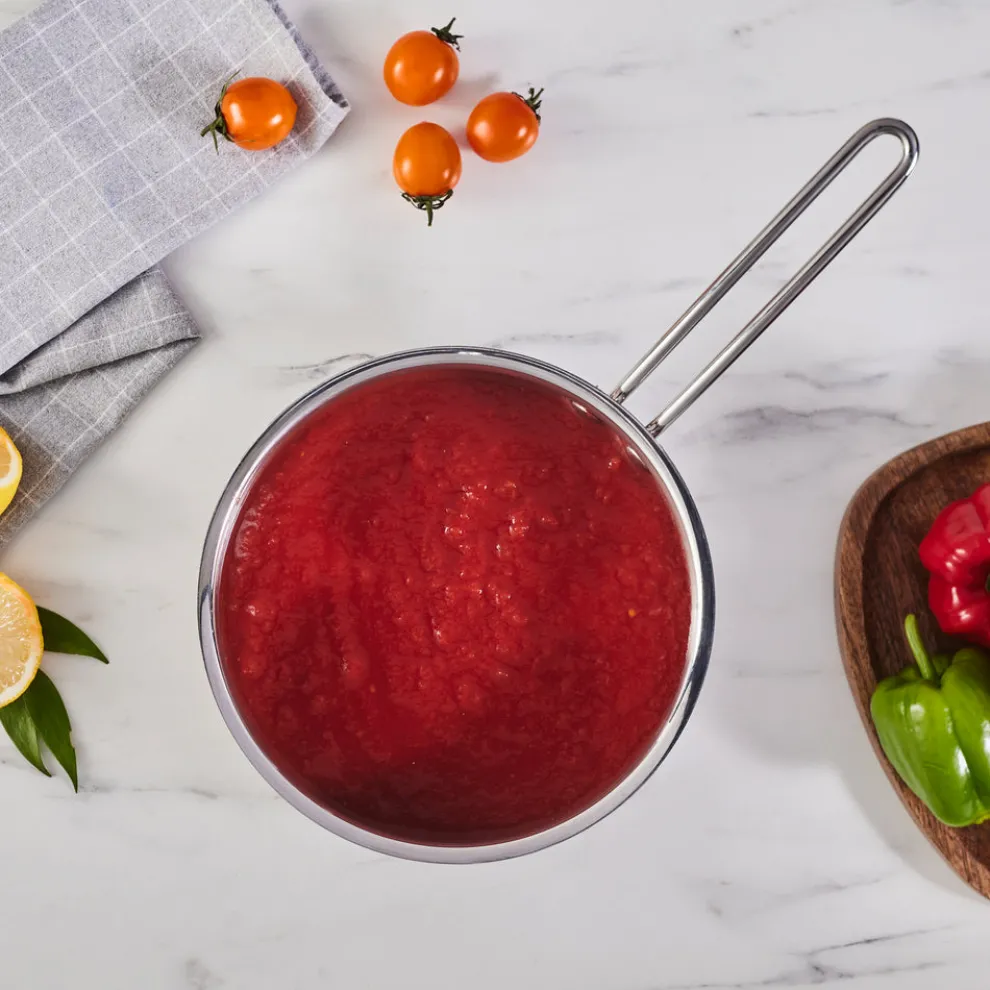 Karaca Emirgan Steel Pan, 22cm, Silver