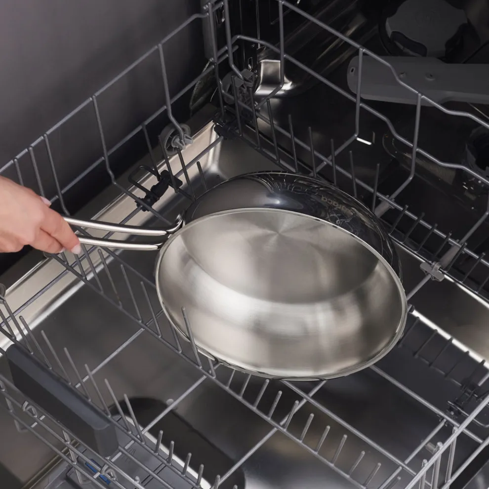 Karaca Emirgan Steel Pan, 22cm, Silver