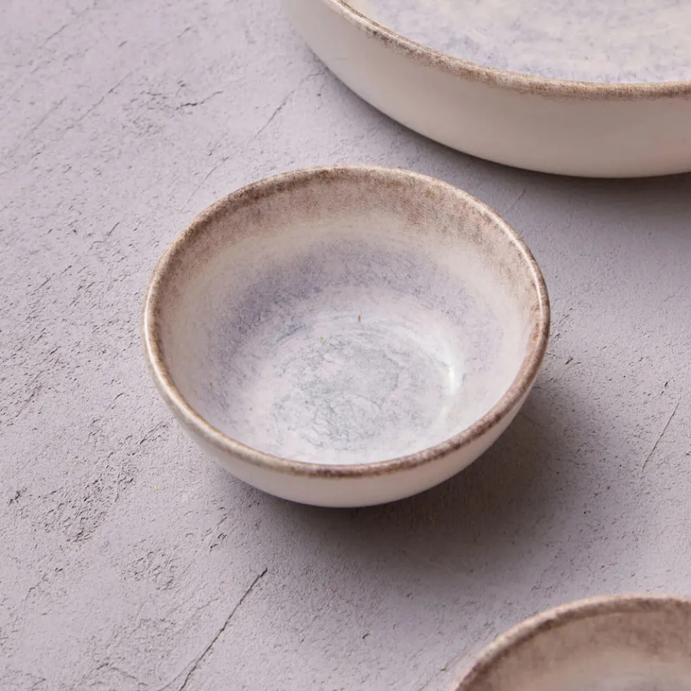 Karaca Ephesus Ceramic CerealSoup Bowl, 16cm, White Multi