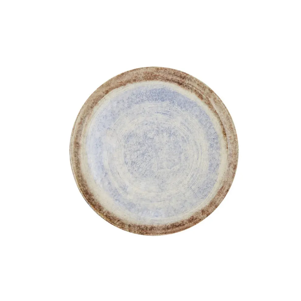 Karaca Ephesus Ceramic Side Plate, 14cm, White Multi