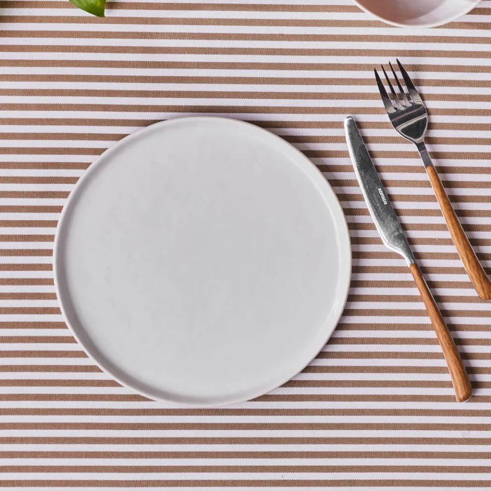 Karaca Epsilon Porcelain Dessert/Side Plate, 22cm, White