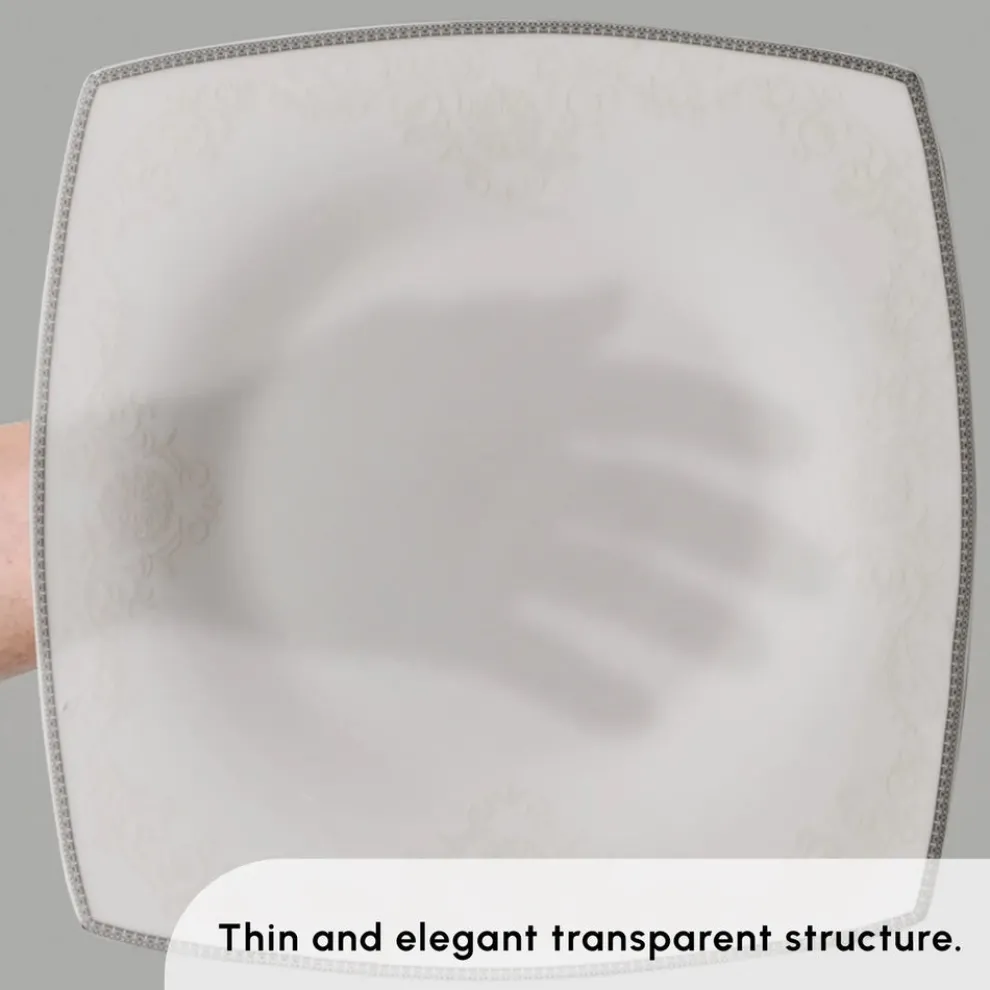 Karaca Fine Pearl Neklus 58-Piece Dinner Set for 12 People, Gold