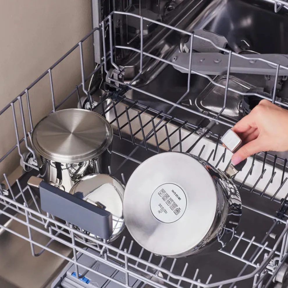 Karaca Fiona Stainless Steel Teapot Set, XL, Silver