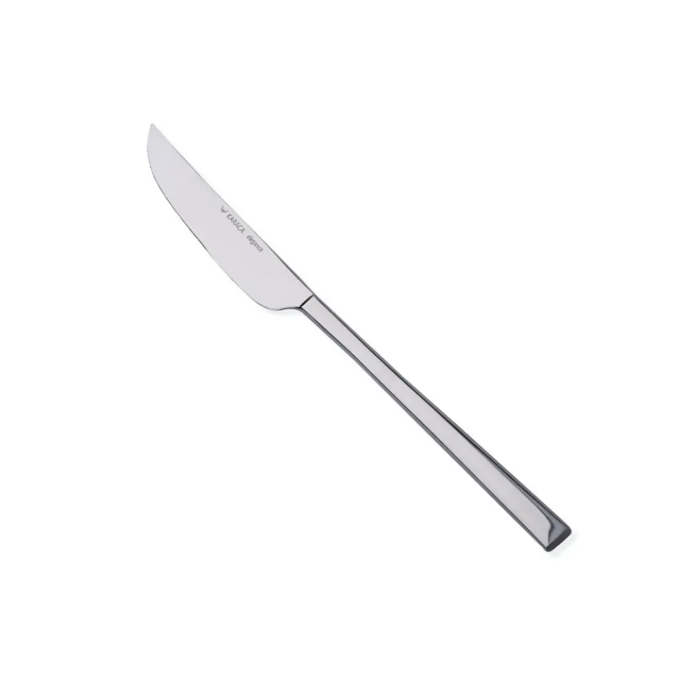 Karaca Flame Stainless Steel Dessert Knife, 22cm, Silver