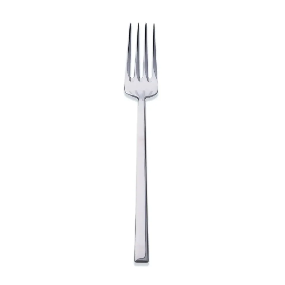 Karaca Flame Stainless Steel Table Fork, 21cm, Silver