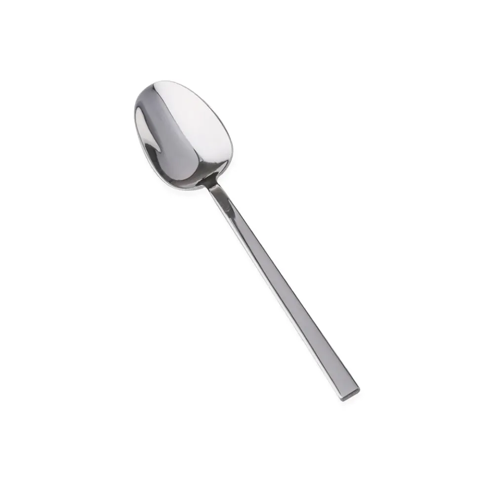 Karaca Flame Stainless Steel Dessert Spoon, 17cm, Silver